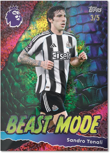 2025 Topps Premier League Debut Edition Cards - Random Mega Tin (40 Cards + 3 Exclusives)
