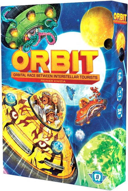 Bitewing - Orbit Sci-Fi Board Game for Adults and Families - Race Across The Silo System As Interstellar Tourists - Designed by Reiner Knizia - 2 to 4 Players - 30-60 Minutes Play Time - Ages 8+