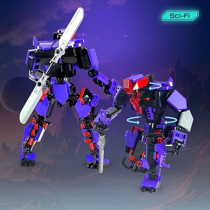 MyBuild Mecha Frame Void Talon 5026 – Poseable Alien Villain Mech Building Set Dual Blade Combat Robot Toy Sci-Fi Model Kit for Teens 14+