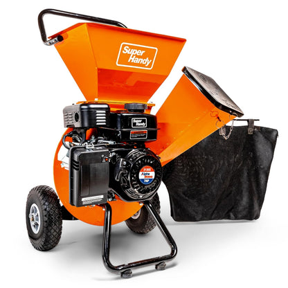 SuperHandy Wood Chipper Shredder Mulcher Ultra Heavy Duty 7HP 3 in 1 Multi-Function 3" Inch Max Capacity (Amazon Exclusive)