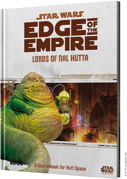 Star Wars Edge of the Empire Lords of Nal Hutta SOURCEBOOK | Roleplaying Game | Strategy Game For Adults and Kids | Ages 10+ | 3-5 Players | Average Playtime 1 Hour | Made by EDGE Studio
