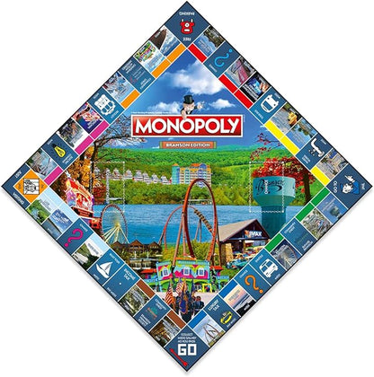 Monopoly Board Game Branson Edition: 2-6 Players Family Board Games for Kids and Adults Board Games for Kids 8 and up for Kids and Adults Ideal for Game Night