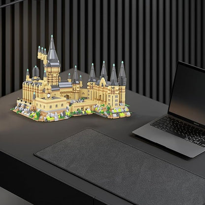 Magic Castle Micro Mini Building Set 2929 Pcs Magic House Model Building Toys STEM Creative Magic World Office and Home Decor Bricks Kits Christmas Birthday Gift for Adults Teens Kids 14+