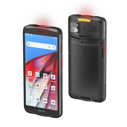 MEFERI ME61 Android 13 Barcode Scanner, 6" Full-Screen Mobile Computer PDA, Android PDA 4+64 GB, Handheld Data Terminal, Equip SE4710 Scan Engine, 1D/2D/QR Scanner, Inventory Scanner, GMS/AER