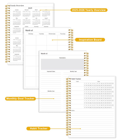 Academic Planner for 2026-2027 or Anytime - Undated Weekly Student Planner For Homeschool, High School, College & Nursing Students, 200 Pages, 8.5" x 11", Blue