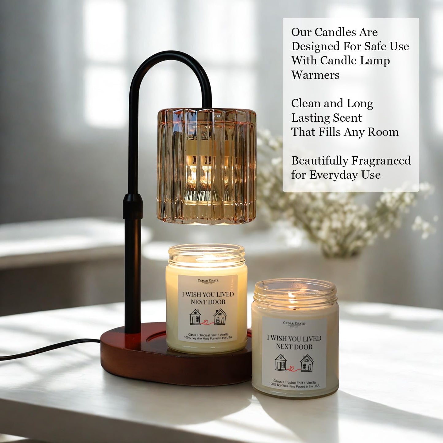Cedar Crate Market Funny Candle, House Warming Gifts New Home, Housewarming Gifts for Women, Men, Couple, New Homeowner - First Apartment Essentials - Long Distance Friendship - Handmade in USA