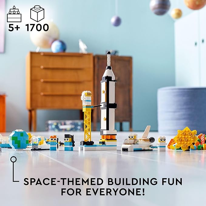 LEGO Classic Space Mission 11022 Building Set Includes 10 Space Toy Mini Builds in 1 Playset for Ages 5+ (1700 Pieces)