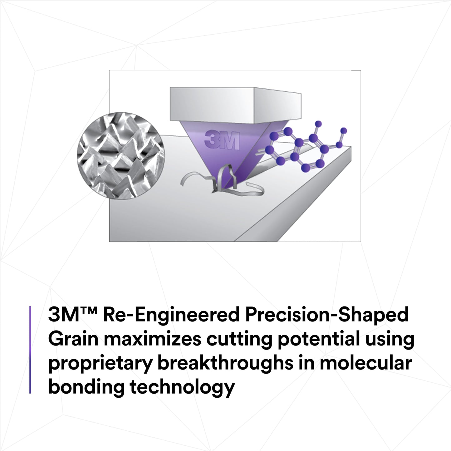 3M Cubitron 3 Depressed Center Grinding Wheel, 90010, 36+, T27, 9 in x 1/4 in x 7/8 in, Pack of 10, ANSI, Precision Shaped Grain, Beveling, Weld Grinding, Heavy Deburring, Slag Removal