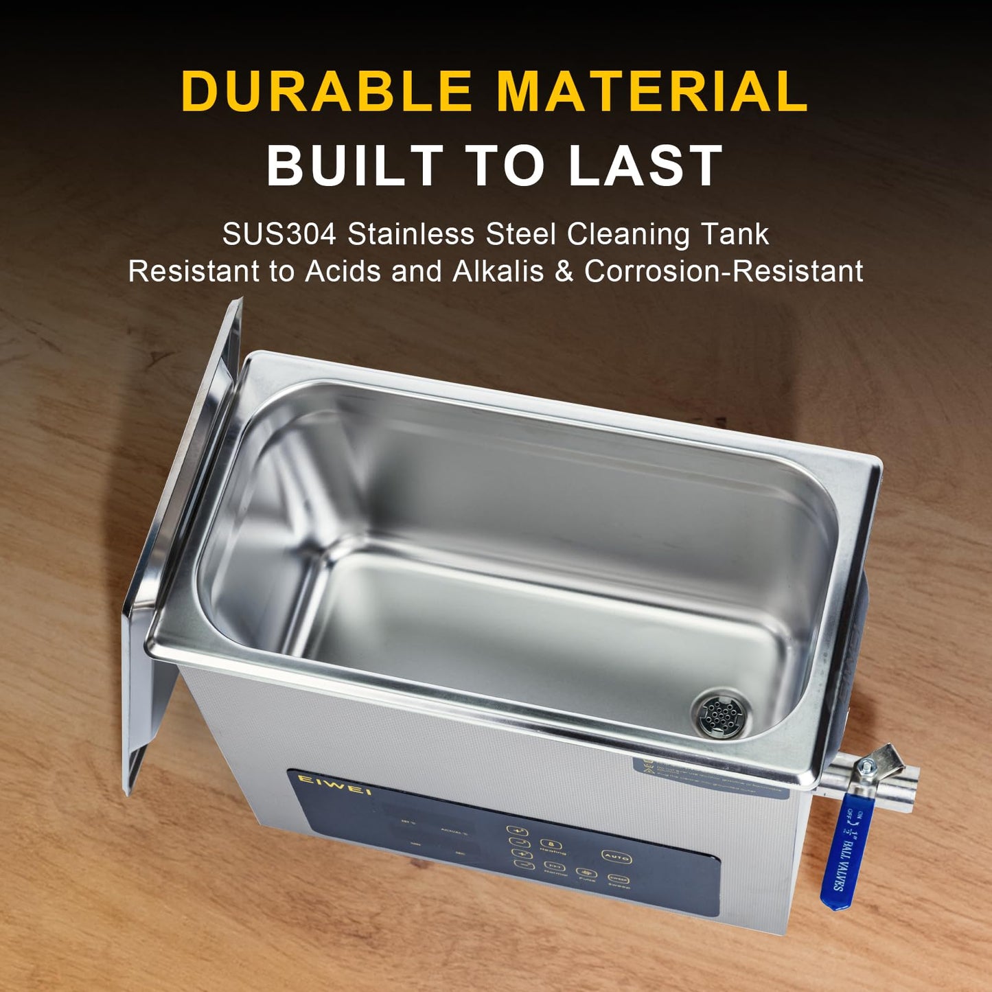 6L Ultrasonic Cleaner, One-Touch Cleaning, Heating, Dual-Frequency, Sweep Frequency, Touch Ultrasonic Cleaning Machine for Labs,Carburetor,Jewelry,Dentures,Automotive Parts