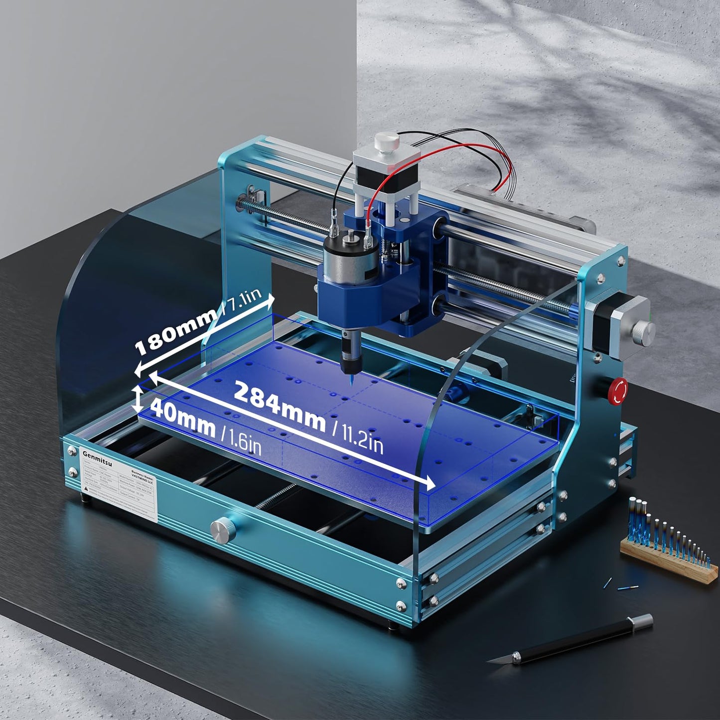 Genmitsu 3018-PROVer V2 CNC Router Machine for Beginner + CNC MPG Handwheel Controller