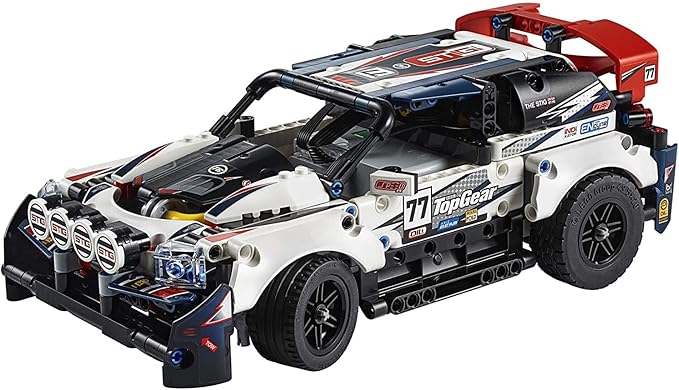 LEGO Technic App-Controlled Top Gear Rally Car 42109 Racing Toy Building Kit (463 Pieces)