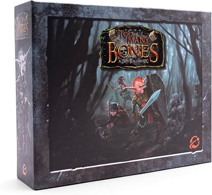 Chip Theory Games Too Many Bones Dice Builder Strategy Game – Solo and Co-op Tactical RPG Adventure for 1–4 Players