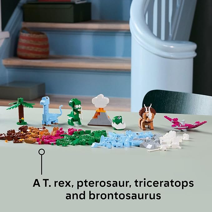 LEGO Classic Creative Dinosaurs Toy - Building Blocks for Kids Boys and Girls Ages 5+ - Learning and Educational Toy for Preschool - Gift Idea for Birthdays - 11041