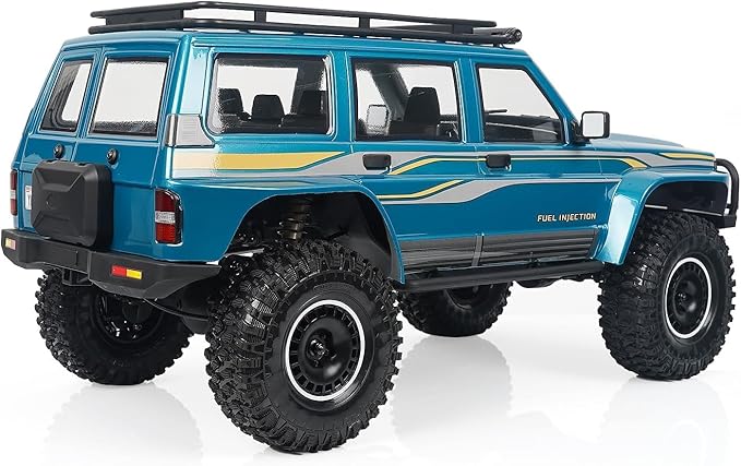 YIKONG YK4107 1/10 4WD RC Rock Crawler Two Speed Differential Lock LCG Chassis Tank Turn RC Car LED Lights Off-Road Climbing Truck