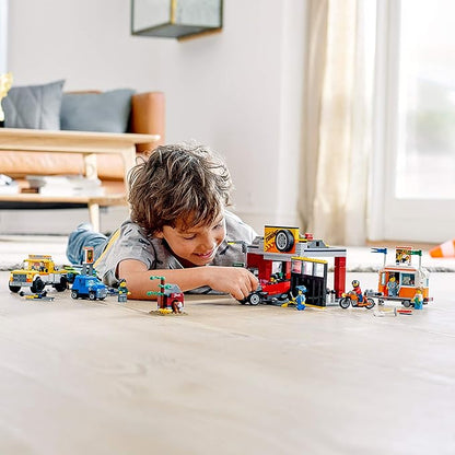 LEGO City Toy Car Garage 60258 Cool Building Set for Kids (897 Pieces)