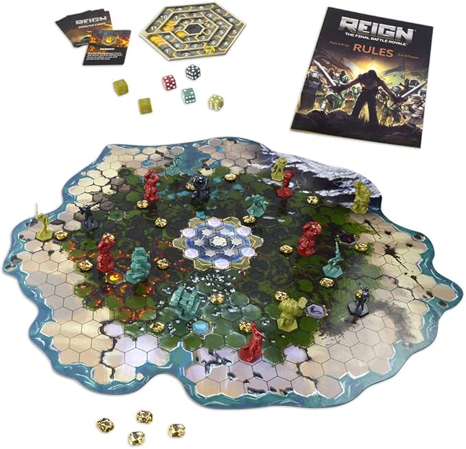Reign — The Final Battle Royale — Who Will be Left Standing? — Family Strategy Game — Ages 8+