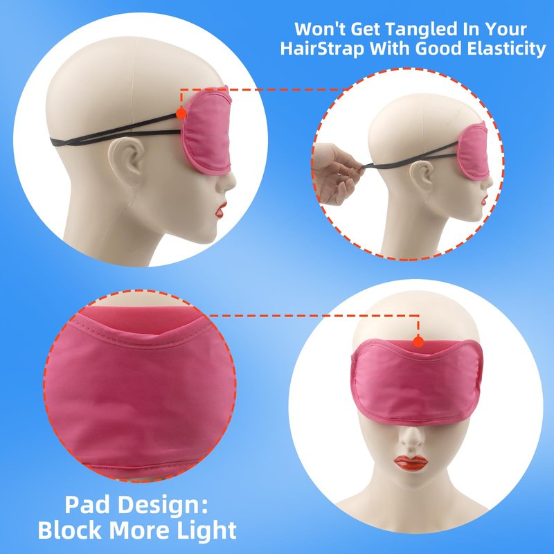 12pcs Eye Mask Sleep Masks Blindfolds Multicolor Sleeping Mask Blindfold Eye Cover Team Building Games Party with Nose Pad and Adjustable Strap for Women Men Kids