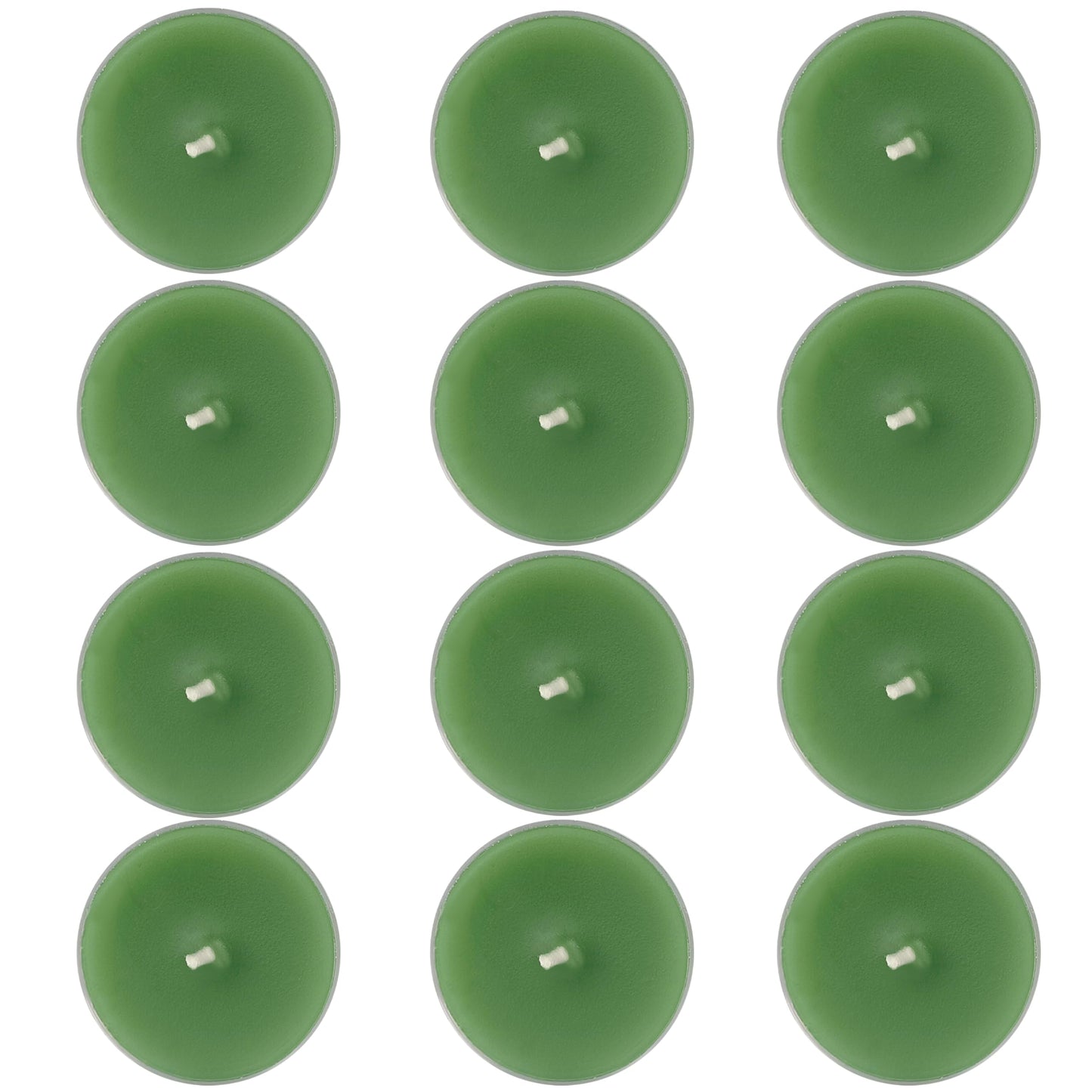 Serene Sage & Coasta Sea Salt Scented Tealight Candle 12Pack Sage Green Tea Light Candles Hand-Poured Smokeless 4 Hour Burn Time Candle Perfect for Relaxation Calming Ambiance Home Spa