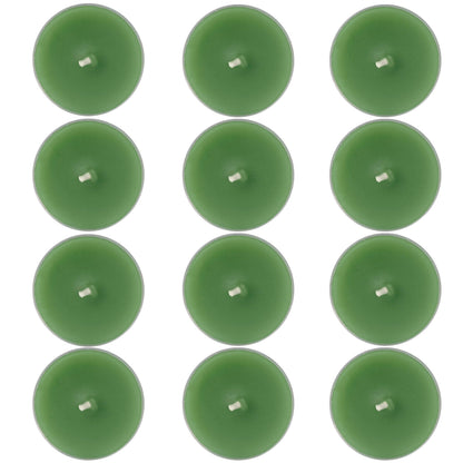 Serene Sage & Coasta Sea Salt Scented Tealight Candle 12Pack Sage Green Tea Light Candles Hand-Poured Smokeless 4 Hour Burn Time Candle Perfect for Relaxation Calming Ambiance Home Spa