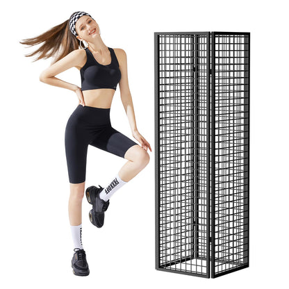 DEMEGA Grid Wall Panels Foldable Gridwall Panel Display Stand Art Show Display Panels for Vendor Events Craft Shows Merch Display