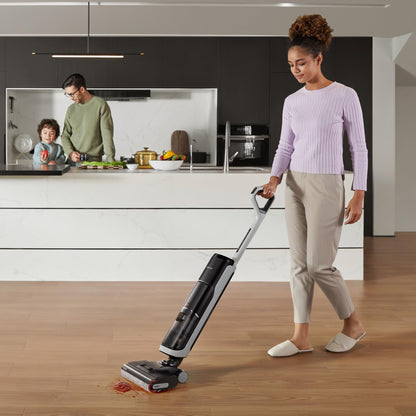dreame H14 Cordless Vacuum Mop, 180° Lie-Flat Wet Dry Vacuum cleaner, 140°F Brush Washing, Fast Hot Air Drying in 5Mins, Smart Hard Floor Cleaner Machine with Powerful Suction, Great for Sticky Messes