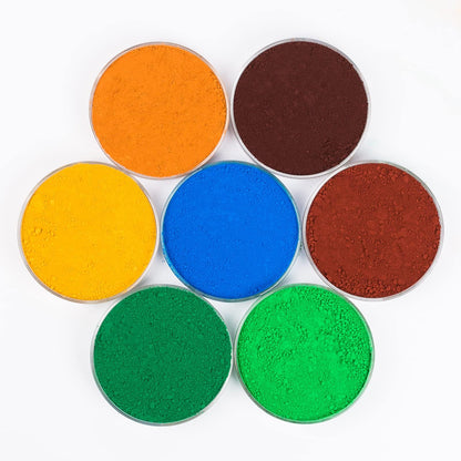GOODTAKE 10 Pounds Bulk Concrete Pigment, Brown Iron Oxide Pigment Powder, Concrete Cement Dye Color Powder for Pastel Tile Paint Cement Mortar Grout (Brown, 10 Pounds)