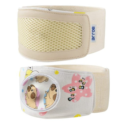 BOJEE Umbilical Hernia Belt Baby Belly Button Band Infant Belly Wrap Truss Abdominal Binder for Children Kids Support Adjustable Navel Belly Band Newborn Umbilical Cord 15-20 inch