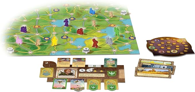 Treos Board Game - an Adventurous Quest for Gold! Strategy Game Family Game for Kids &amp Adults Ages 10+ 2-4 Players 40-80 Minute Playtime Made by Lookout Games