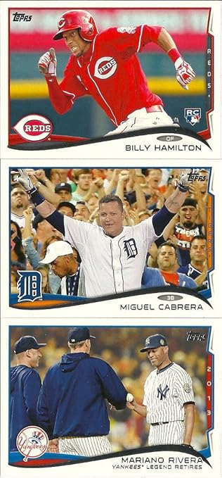 COMPLETE 2014 TOPPS SERIES ONE BASBALL CARD SET 330 HAND COLLATED