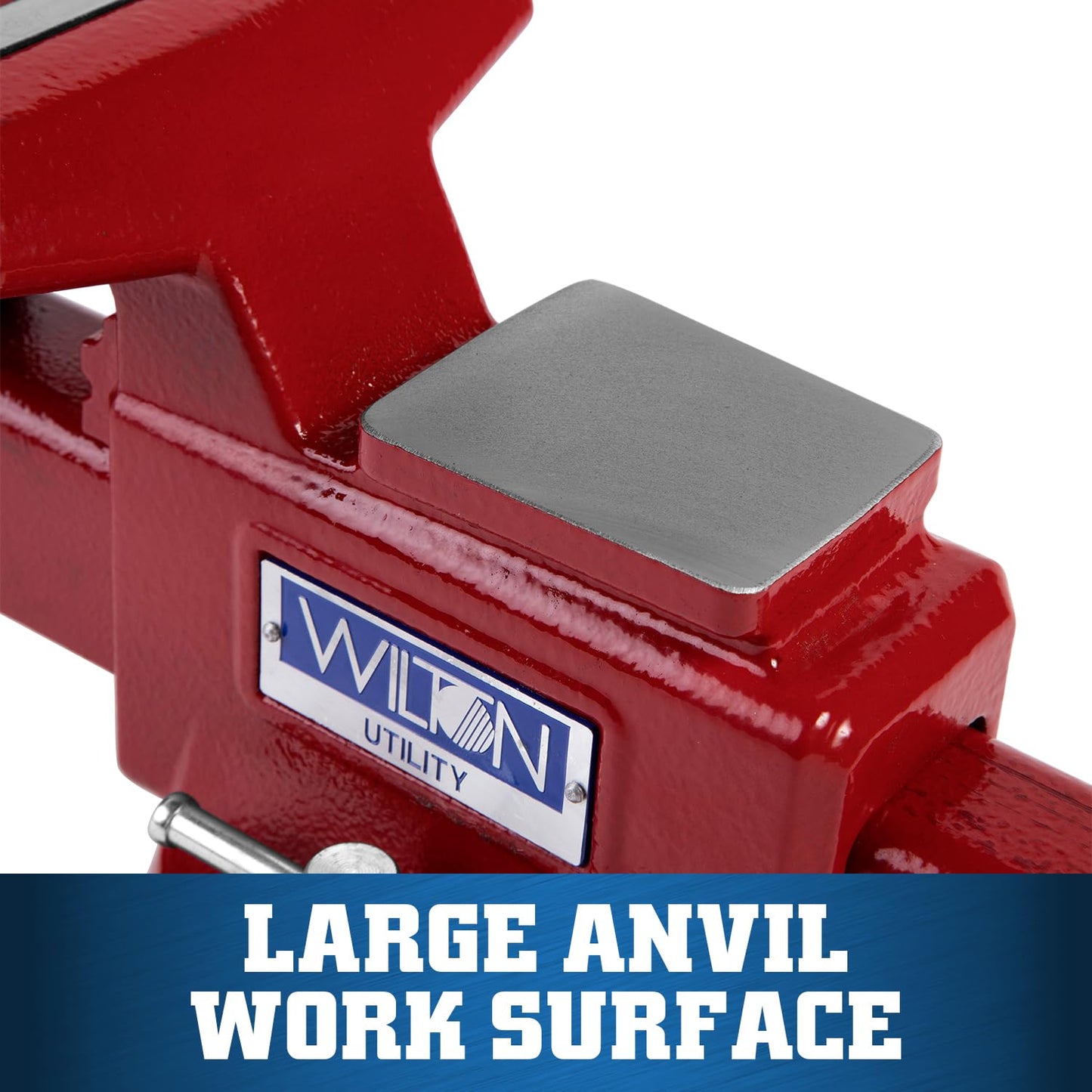 Wilton Utility Bench Vise, 5-1/2" Jaw Width, 5" Jaw Opening, 3-1/4" Throat (Model 675U)