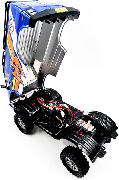 HOBBYPLUS CR18P EVO 2 RockVan RC Crawler - 1/18 Scale Mini RC Crawler with Two-Speed Transmission All-Metal Gears Evolved EVO Platform Ready-to-Run Distinctive Styling
