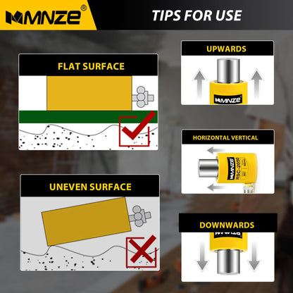 MMNZE 20T 2" Stroke Hydraulic Cylinder Jack Sets Porta Power Ram Jack Kits Single Acting Lifting Cylinder Retract Automatically with CP-180 Hydraulic Hand Pump