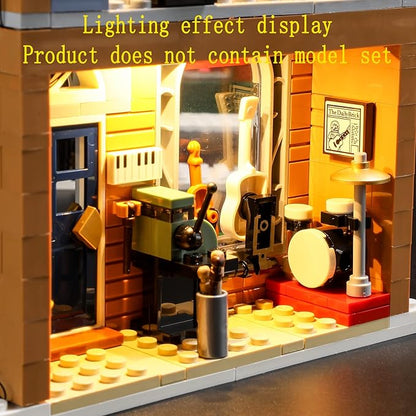 LED Light Kit Compatible with Lego Holiday Main Street - Lighting Set for Creator 10308 Building Model (Model Set Not Included)