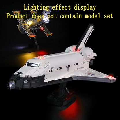 LED Light Kit Compatible with Lego NASA Space Shuttle Discovery - Lighting Set for Creator 10283 Building Model (Model Set Not Included)