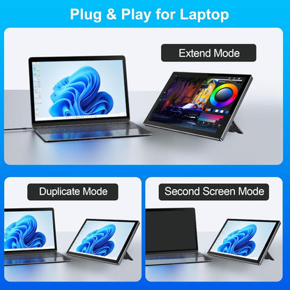 10.1 Inch Touchscreen for Raspberry Pi,5-Point 1280 * 800 IPS touchscreen Portable Monitor with HDMI Interface Dual-Speaker for Raspberry Pi 5/4B/3B+/3B/B+ Jetson Nano Win11/10/8/7(dark black)