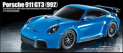 TAMIYA 1/10 Porsche 911 GT3 992 TT-02 TAM58712A Cars Elec Kit 1/10 On-Road