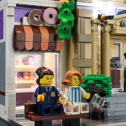 BRIKSMAX Led Lighting Kit for Police Station - Compatible with Lego 10278 Building Blocks Model- Not Include The Lego Set