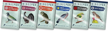 Stonemaier Games: Wingspan Fan-Designed Bird Promo Packs | 150 New Birds Designed by Fans Using Powers from Base Game &amp Expansions | Art Consistent with Existing Birds | Wingspan Base Game Require
