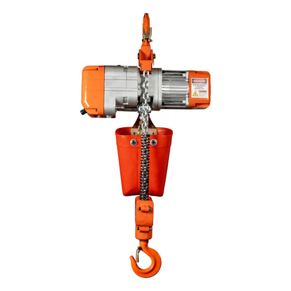 Prowinch 1 Ton 2200 lbs Electric Chain Hoist –20 ft Lifting Height with G80 Chain, M3/H2 Duty Rating, 110V-120V, Heavy-Duty Hoist for Industrial, Commercial, Warehouse & Construction Lifting