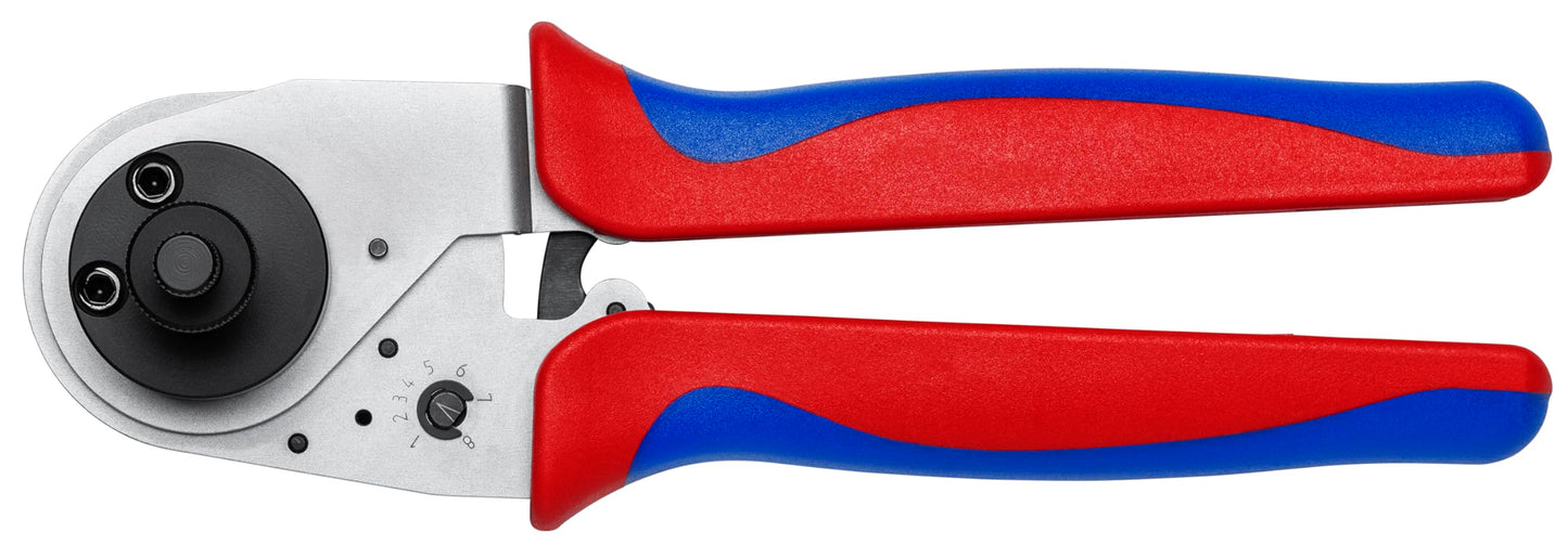 KNIPEX Tools 97 52 67 DT Crimping Pliers - Four-Mandrel For DT Contacts, 9"