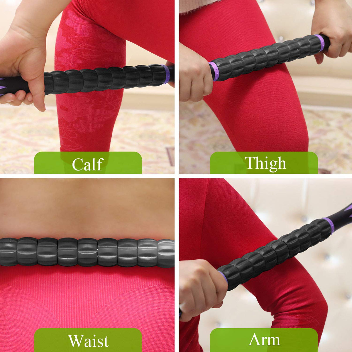 MZDXJ Muscle Roller Massage Roller Stick for Athletes, Help Reducing Muscle Soreness Cramping Tightness Leg Arms Back Calves Muscle Massager