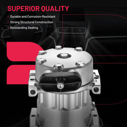 BDFHYK 60-02144NA A/C Compressor with Clutch Compatible with Kenworth C500, K270, K370, T170, T270, T370, T400, T2000, T300, T600A, T800, W900, K300, K100E, Compatible with Peterbilt 320, 385