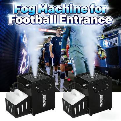 Vertical Fog Machine 1800W with Remote & DMX Control, Timer Function - Perfect for Stage Performances, Halloween, Gender Reveal Parties