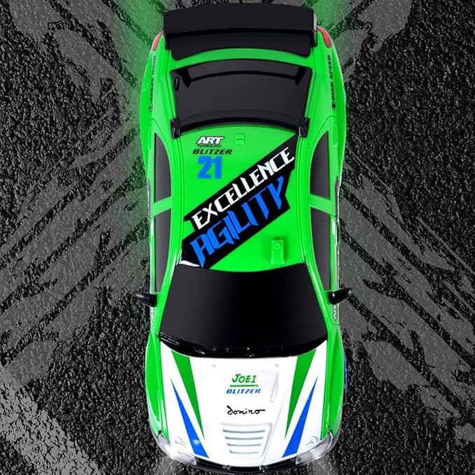 Liberty Imports RC Drift Car 1/24 2.4GHz 4WD Remote Control Sport Racing On-Road Vehicle with LED Light Batteries and Drift Tires (Style 3)