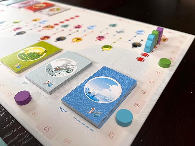 Stonemaier Games: Tokaido (Base Game) by Antoine Bauza | A Zen Strategy Board Game About Traveling in Japan for Adults and Family | Journey and Exploration from Kyoto to Edo | 1-5 Players 45 Mins