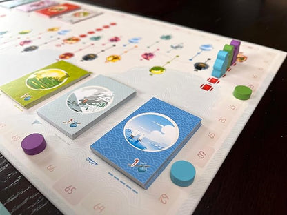 Stonemaier Games: Tokaido (Base Game) by Antoine Bauza | A Zen Strategy Board Game About Traveling in Japan for Adults and Family | Journey and Exploration from Kyoto to Edo | 1-5 Players 45 Mins