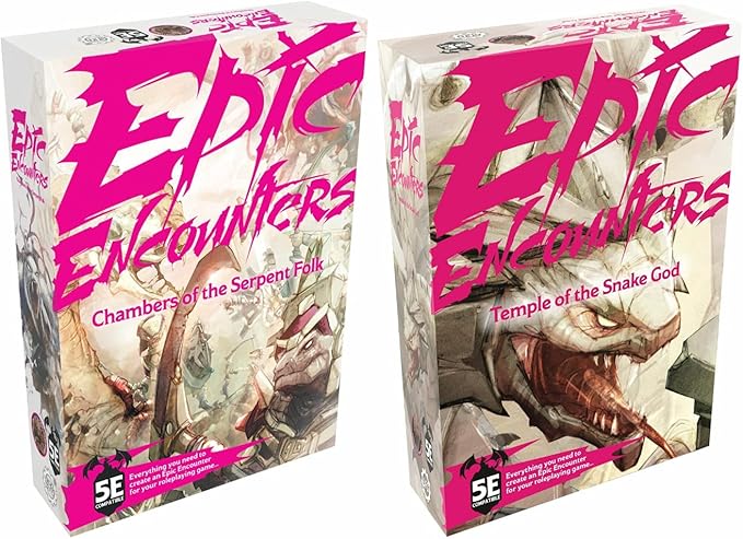 Steam Forged Games Epic Encounters Temple of The Snake God and Chambers of The Serpant Folk Bundle (2 Items)