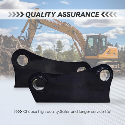 A Pair Bucket Attachment Ear Weld on 50mm 12“ C-C for Caterpillar Cat 307 308 309 Mini Excavator