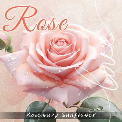 DARJEN Rose Scented Candles for Home- 6.3oz 42H Natural Soy Wax Aromatherapy Jar Candlet, Decorative Aesthetic Candles for Master Bedroom, Date Nights, Self-Care Sunday, Luxury Gift for Women