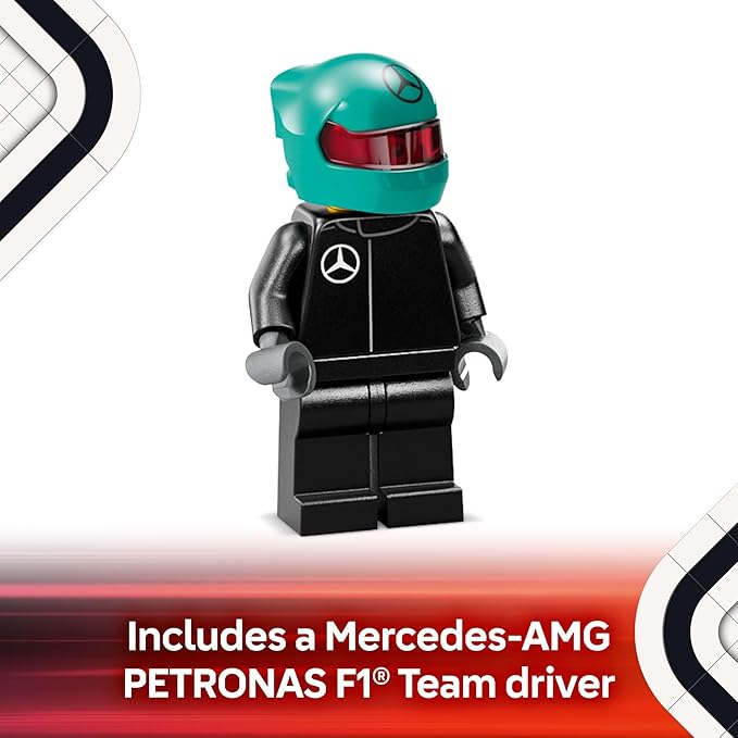 LEGO Speed Champions Mercedes-AMG F1 W15 Race Car Toy - Building Set for Kids Boys &amp Girls Ages 10+ - Toy Car for F1 Fans - Gift Idea for Birthday - 77244